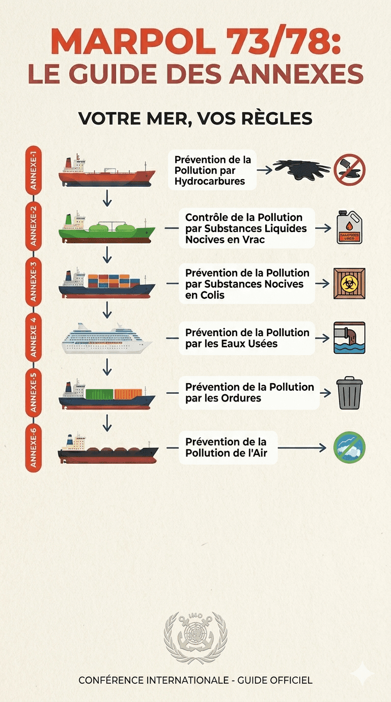 MARPOL 73/78 : Guide des Annexes pour un Transport Maritime Durable