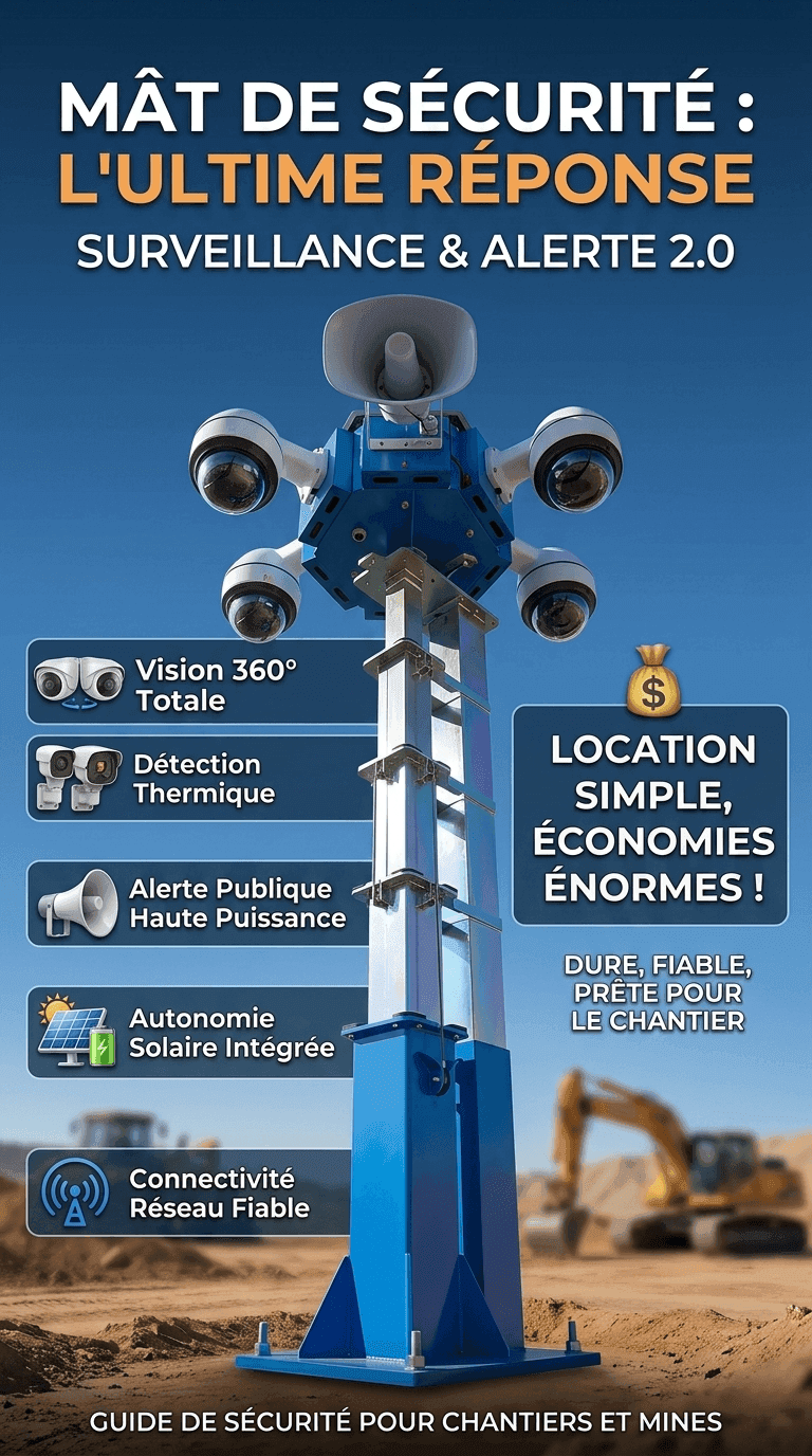 Mât de Sécurité Solaire : L'Intervention Rapide 2.0